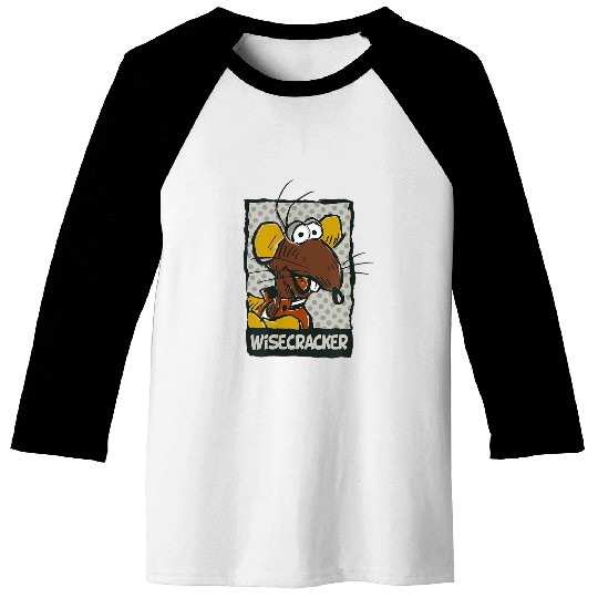 disneys The Muppets Rizzo The Rat Wisecracker Drawn Portrait Baseball Tees