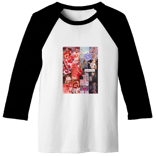 taylorr Swift and Travis Kelce Baseball Tees