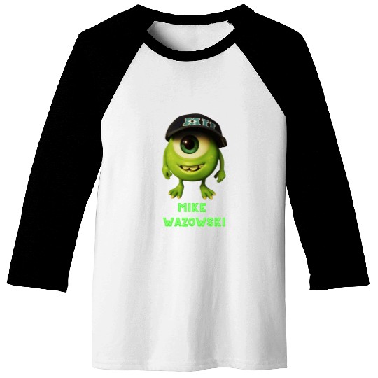 Disney-Parks Monsters Inc Mike Wazowski Baseball Tees