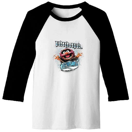 Disney The Muppets Animal Electrifying Epic Drum Baseball Tees
