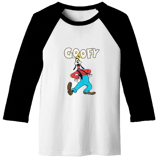 disneys Mickey Classic Goofy Vintage Poster Baseball Tees