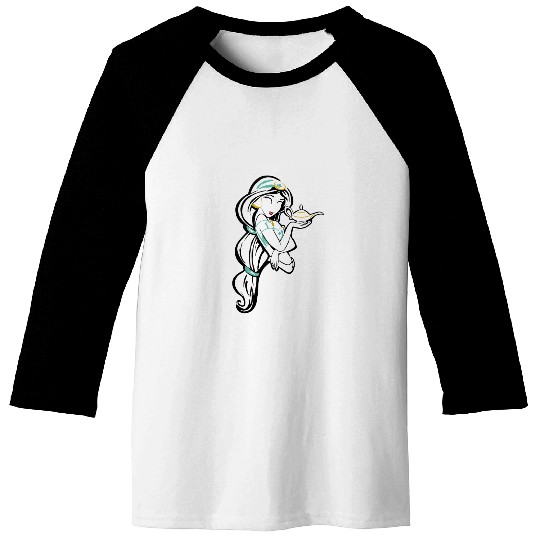 Disney Aladdin Jasmine Sketch Baseball Tees