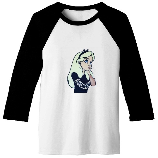 Alice punk Baseball Tees,Inappropriate Disneyworld Baseball Tees