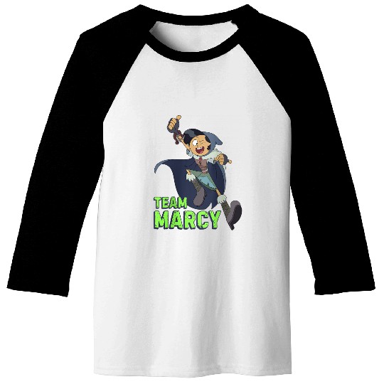 Disneyss Channel Amphibia Team Marcy Baseball Tees