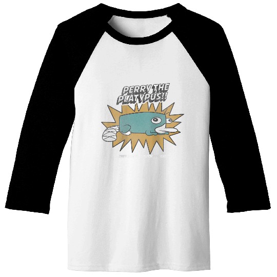Disneyss Phineas And Ferb Perry The Platypus Baseball Tees