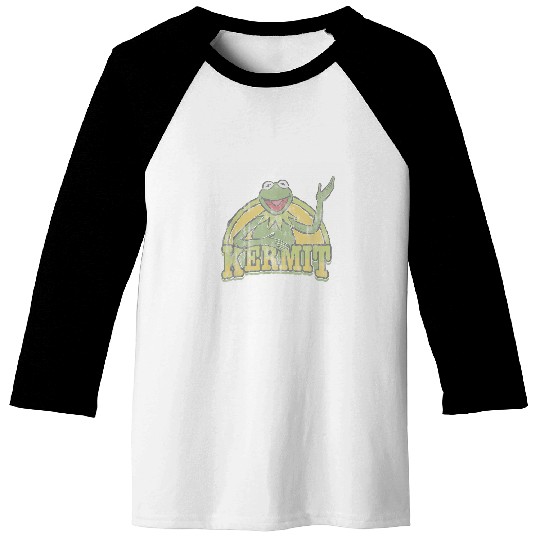 Disney The Muppets  Retro K the frog Smile Baseball Tees