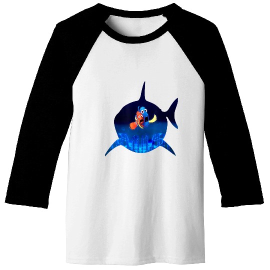 Disneyss Pixars Finding Nemo Marlin Dory Bruce Silhouette Baseball Tees