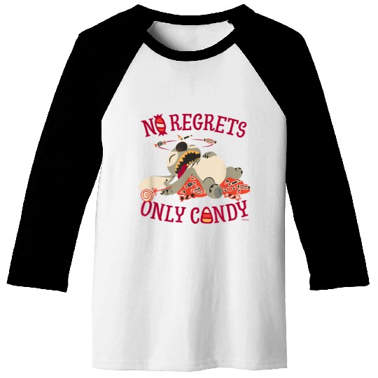 Disneyss Lilo Stitch No Regrets Only Candy Halloween Baseball Tees