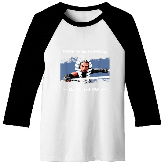 Star Warss Ahsoka Tano May The Forces Be With You Disneyss+ Baseball Tees