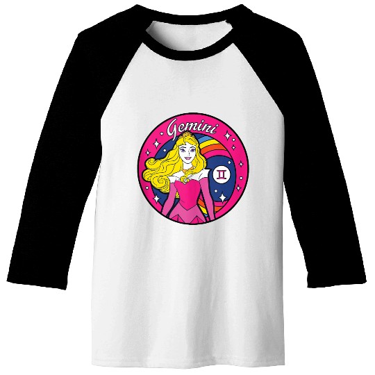 Disney Princess Aurora Zodiac Gemini Baseball Tees