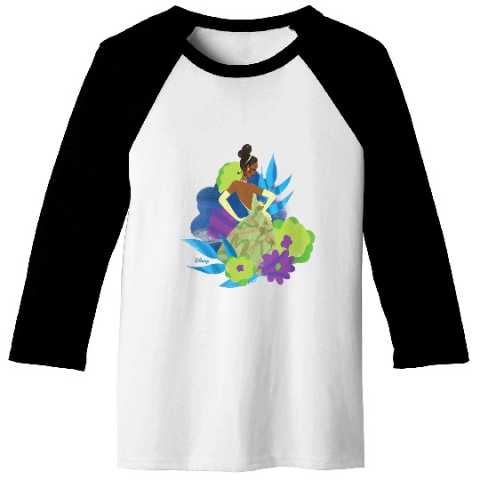 Disney Princess   Tiana Flowers Baseball Tees
