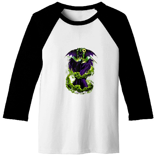 Disney Villains Maleficent Dragon Transformation Baseball Tees