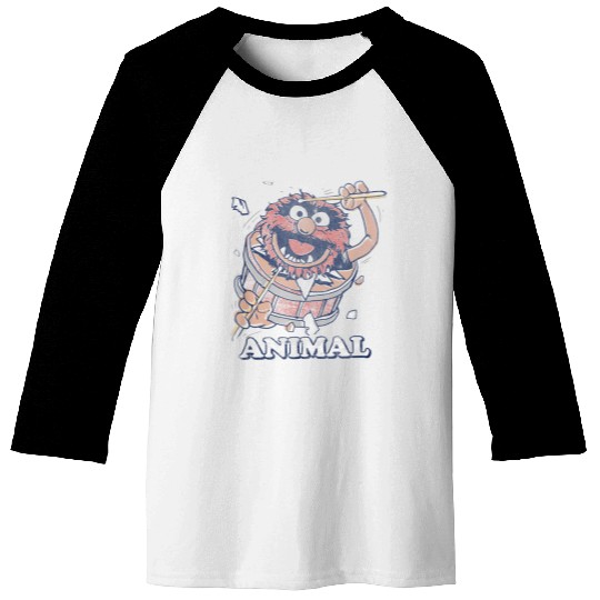 Disney The Muppets Animal Wild Drummer Bust Through Baseball Tees