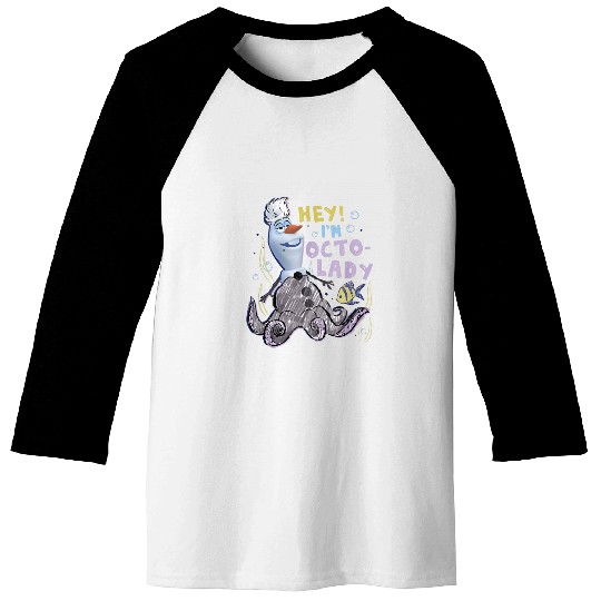 Disney Olaf Presents Ursula Costume Sketch Baseball Tees