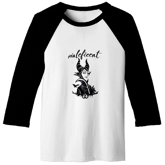 Disney Sleeping Beauty Maleficent Painted Graphic Baseball Tees
