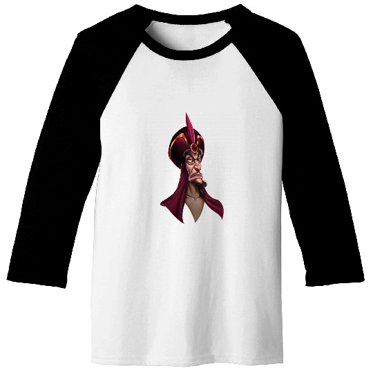 Disney Aladdin Jafar Up Close Portrait Graphic Baseball Tees