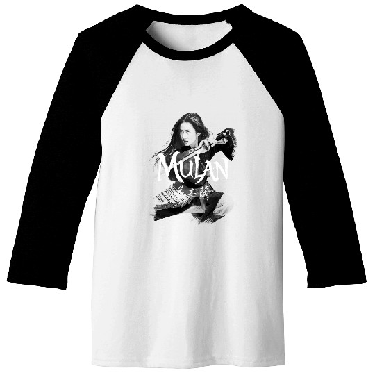Disney Mulan Live Action Mulan Action Pose Logo Baseball Tees