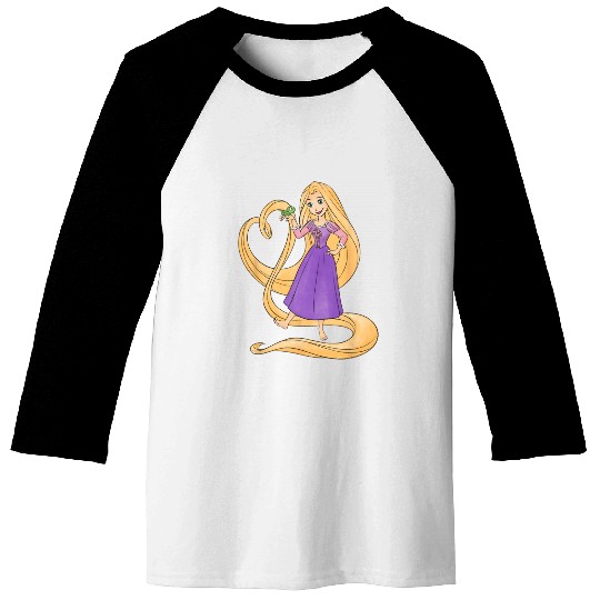 Disney Princess Rapunzel Heart and Pascal Baseball Tees