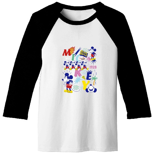 Disney Mickey Mouse  Never Bored Baseball Tees