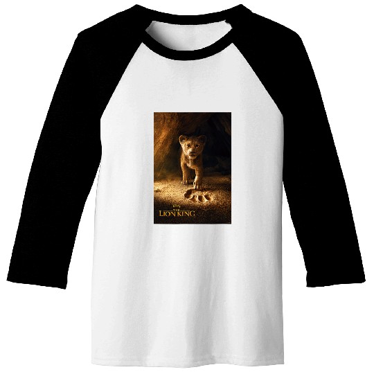 Disney The Lion King Simba Paw Live Action Poster Baseball Tees