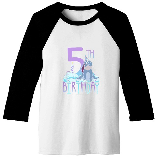 Disney Winnie The Pooh Birthday Eeyore Fifth Birthday Baseball Tees