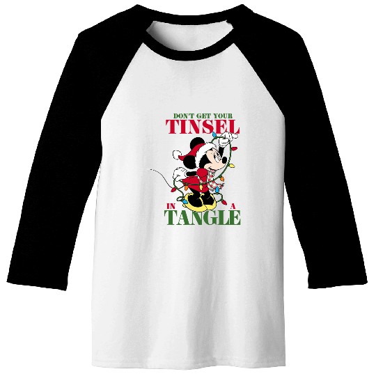 Disney Holiday Minnie Tangled Tinsel Baseball Tees