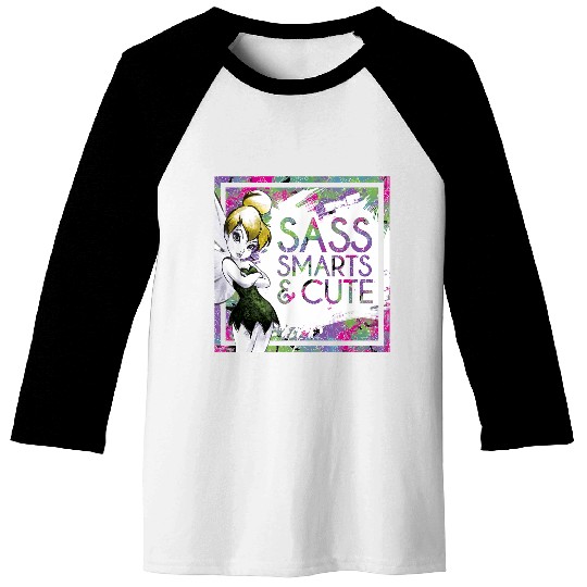 Disneyss Peter Pan Tinkerbell Sass Smart Cute Tropical Baseball Tees