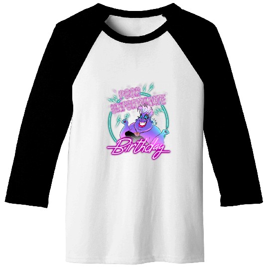 Disney Villains Ursula Poor Unfortunate Birthday Baseball Tees