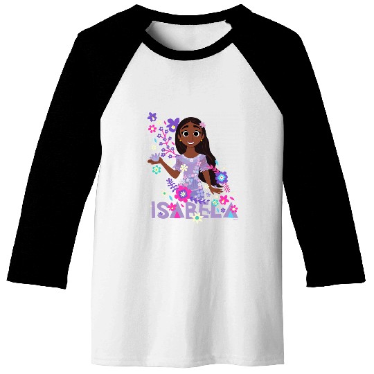 Disney Encanto Isabela Madrigal Floral Baseball Tees