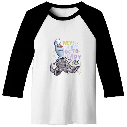 Disneyss Olaf Presents Ursula Costume Sketch Baseball Tees