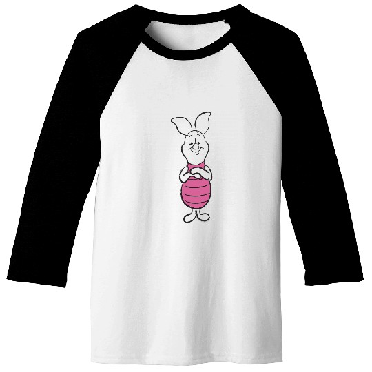 Disney Winnie The Pooh Piglet Simple Sketch Baseball Tees