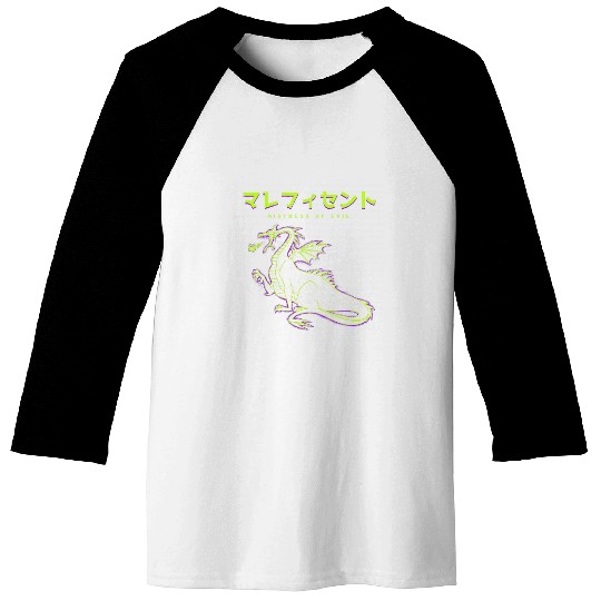 Disney Sleeping Beauty Maleficent Dragon Outline Baseball Tees