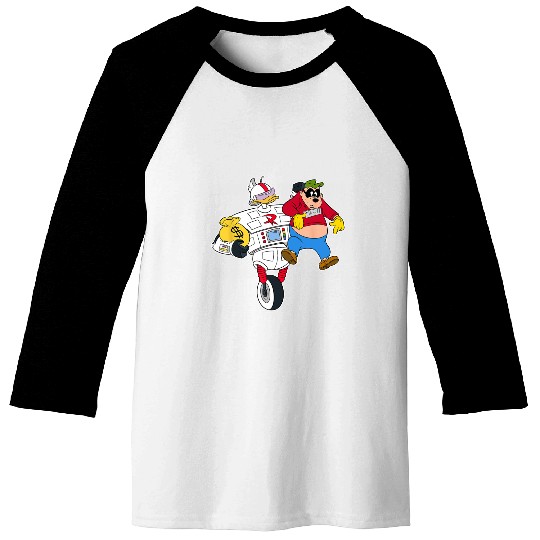 Disney Gizmoduck and Beagle Boy DuckTales Baseball Tees