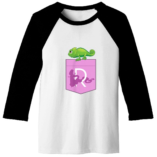 Disneyss Princess Rapunzel And Pascal Baseball Tees