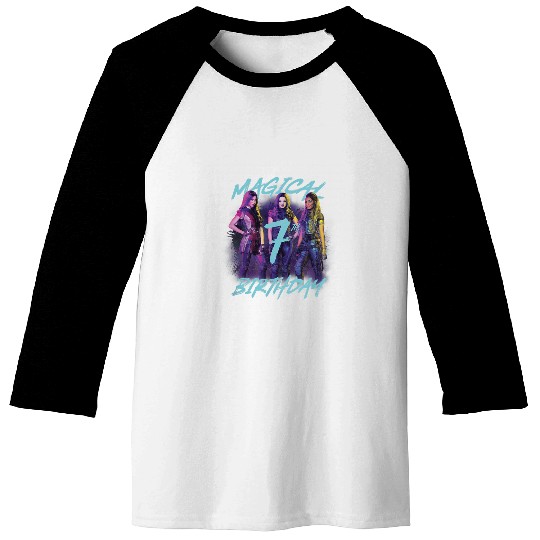 Disney Descendants 3 Magical 7th Birthday Group Baseball Tees