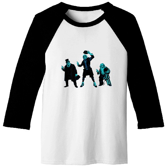 Disneyss Haunted Mansion Movie Hitchhiking Ghostss Trio Baseball Tees