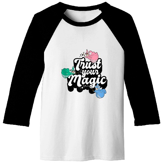 Disneyss Sleeping Beauty Vintages Trust Your Magic Fairies Baseball Tees