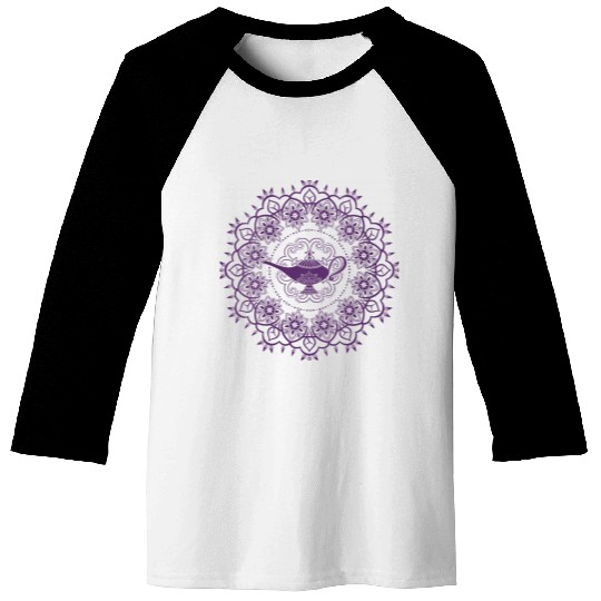 Disneyss Aladdin Magic Lamp Purple Mandala Baseball Tees