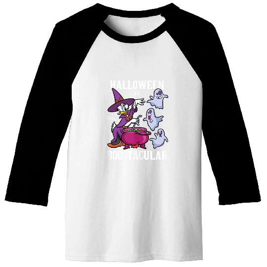 Disneyss Daisy Duck Halloween Is Bootacular Baseball Tees