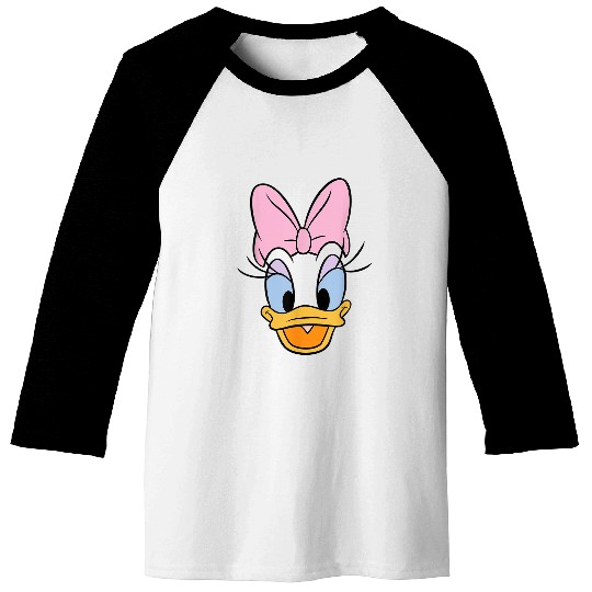 Disneyss Daisy Duck Big Faces Baseball Tees