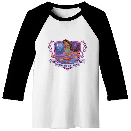 Disneyss Princess Jasmine Aladdin Adventures Are Calling 2024 Baseball Tees