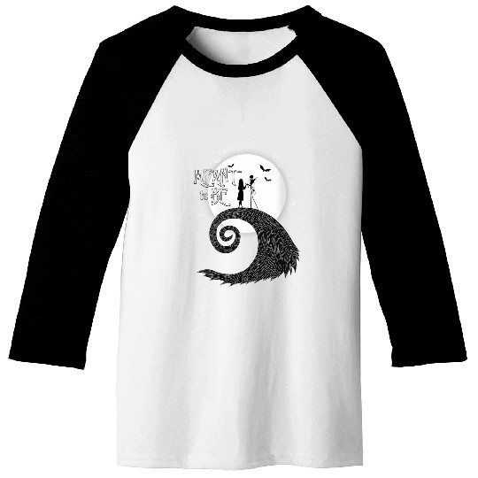 Disneyss The Nightmare Before Christmas Jack And Sally Baseball Tees
