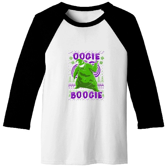 Disneyss Nightmare Before Christmas Oogie Boogie Ugly Sweater Baseball Tees