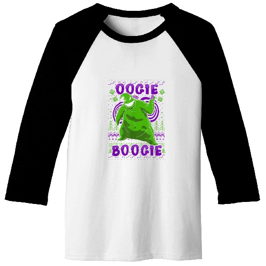 Disneyss Nightmare Before Christmas Oogie Boogie Ugly Sweater Baseball Tees