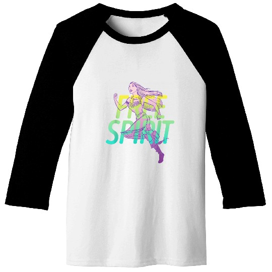 Disneyss Princess Pocahontas Free Spirit Gradient Baseball Tees