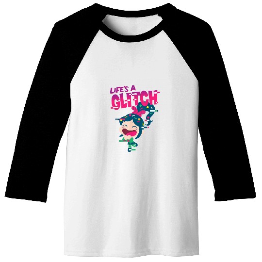 Disney Ralph Breaks the Internet Vanellope Glitc Baseball Tees