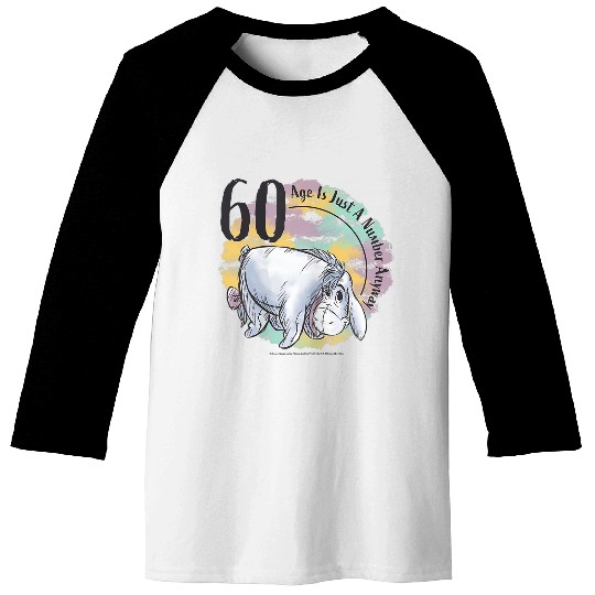 Disneyss Winnie The Pooh 60th Birthday Eeyore Quote Baseball Tees