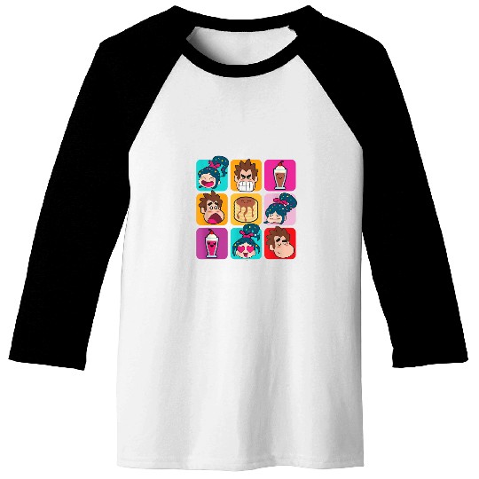 Disney WreckIt Ralph Vanellope Ralph Desserts Pa Baseball Tees