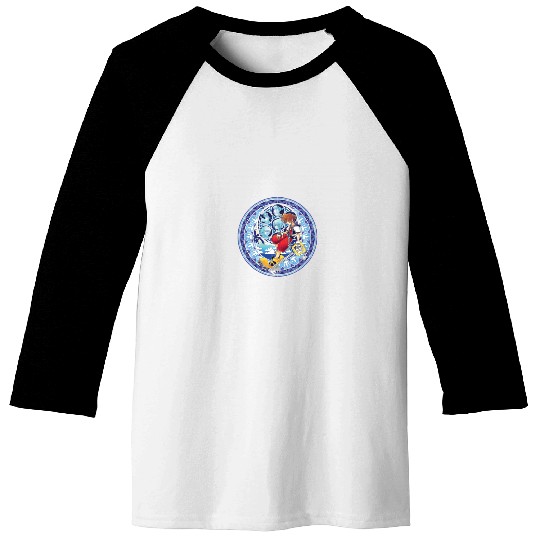 Disneyss Kingdom Hearts Sora Stained Glass Baseball Tees