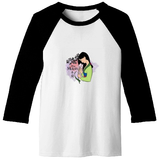 Disney Princess Mulan Cherry Blossoms Baseball Tees
